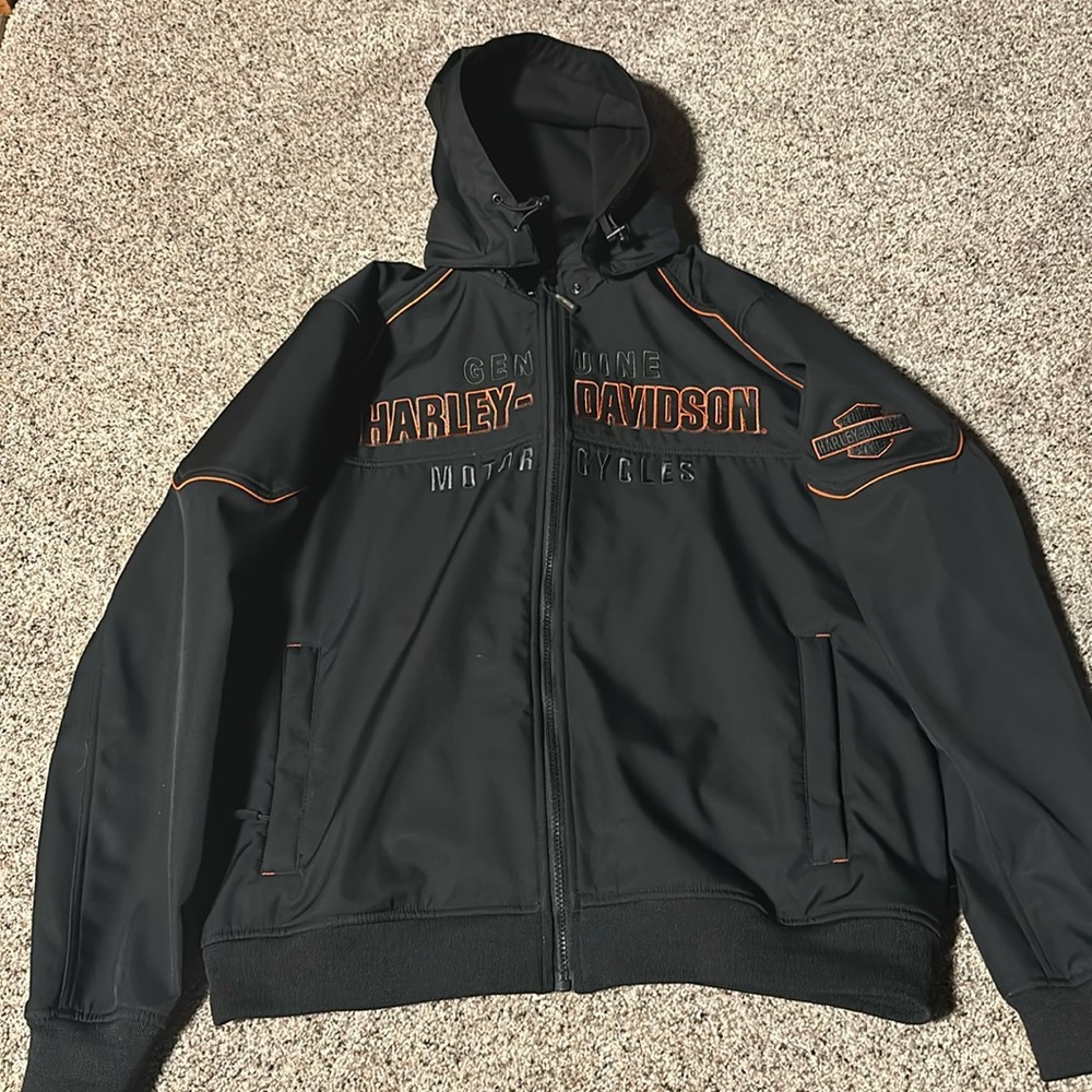 Harley Davidson Hooded Performance Jacket Size XL